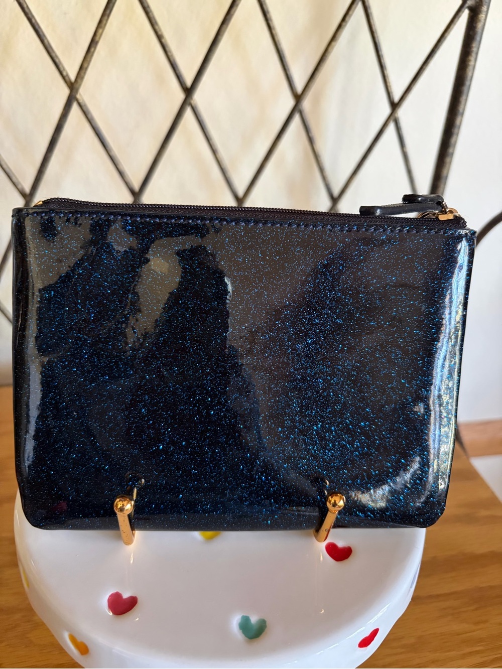 Kate Spade “Sparkle (Glitter) Pouch” EUC - Picture 2 of 5